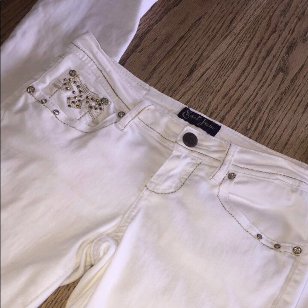 White Earl Jeans Size 1